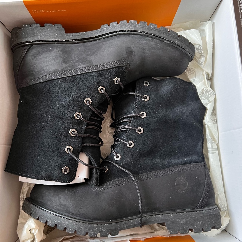 Timberland Black Suede Boots